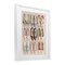 Stupell Industries Beatrice's Closet Shoes Framed Print Under Glass, design by Annabelle Hall